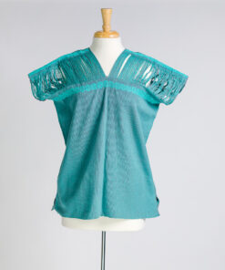 Blusa deshilada/aqua