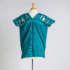 Blusa deshilada/esmeralda