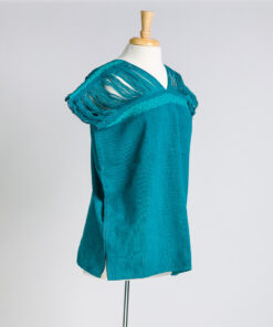 Blusa deshilada/esmeralda