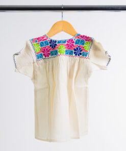 Blusa chenteña - Flowers Detail