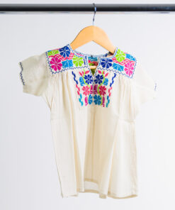 Blusa chenteña - Flowers Detail